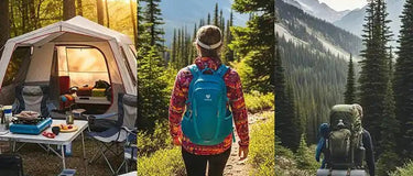 Camping Gear VS Hiking Gear - Hilltop Packs LLC