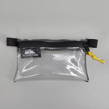 Clear Ultralight Zipper Pouch (Water-Resistant Vinyl) - Hilltop Packs LLC