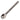 Long handle Titanium spoon w/ polished bowl - Hilltop Packs LLC