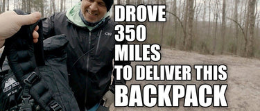Ben drove 350 miles to deliver this backpack - Hilltop Packs LLC