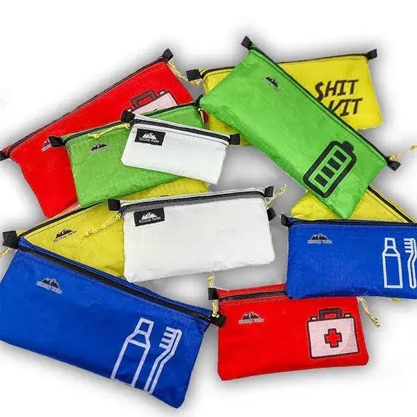 Zipper Pouches for Ultralight Backpacking - Hilltop Packs LLC