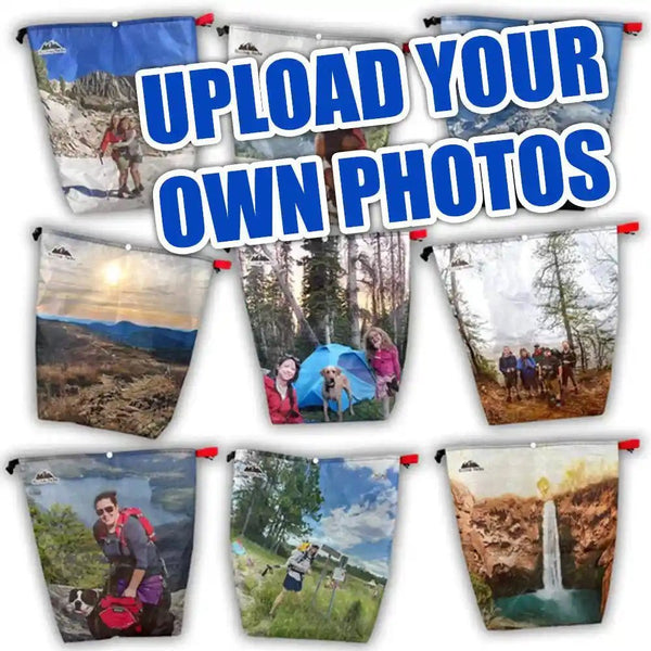 Custom Printed Food Bag (D50T Fabric Ultralight Bear Bag) - Hilltop Packs LLC